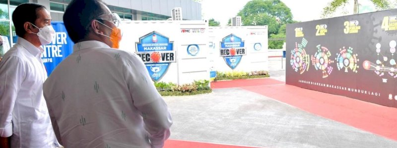 Danny Paparkan Konsep Makassar Recover ke Presiden Jokowi