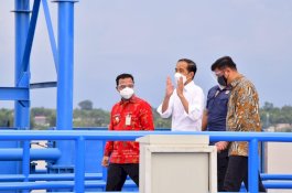 Presiden Resmikan Kolam Regulasi Nipa-Nipa, Bupati Gowa: Bisa Kurangi Risiko Banjir