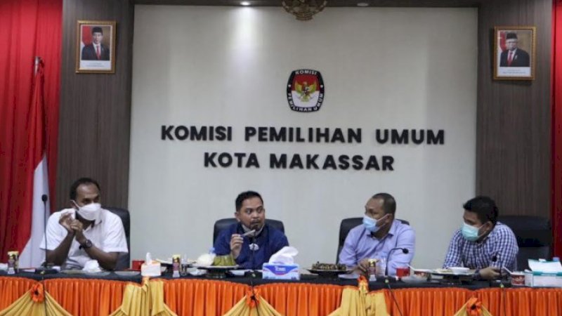 Evaluasi Pelaksanaan E-Coklit, Anggota KPU RI Berkunjung ke Makassar