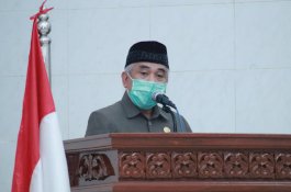 Wabup Bantaeng Hadiri Rapat Paripurna Penyerahan Ranperda Perubahan RPJMD 2018-2023