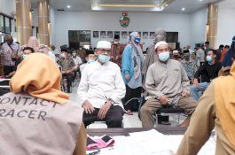 Imam dan Marbot Masjid di Gowa Divaksin Covid-19 Jelang Ramadan