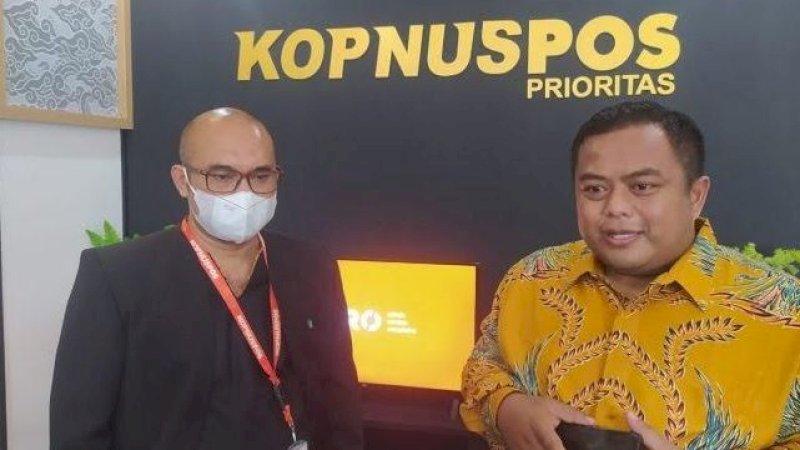 Direktur Landing Bisnis Kopnuspos Indonesia, Gun Gusnadi (kanan). (Foto: Gilang Ramadhan/Rakyatku)