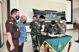Deklarasi Zona Integritas, Divif 3 Kostrad Berkomitmen Jadi Wilayah Bebas Korupsi