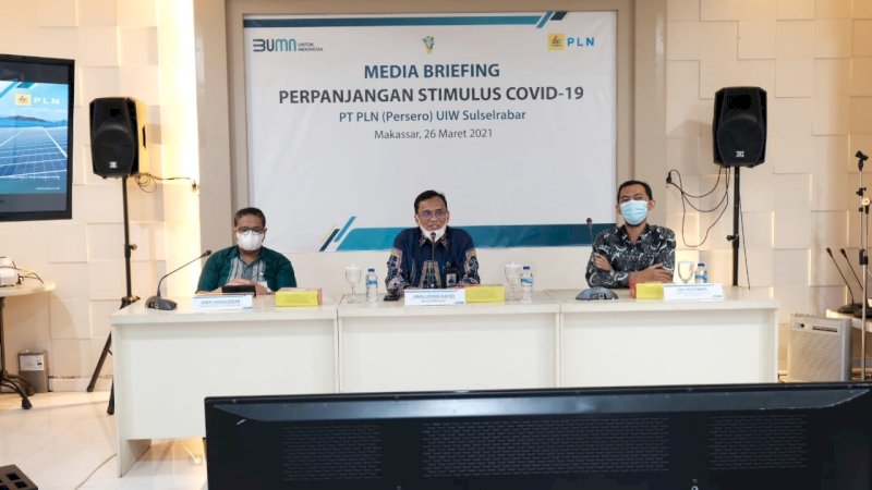 PLN UIW Sulselrabar Siap Laksanakan Kebijakan Pemerintah Perpanjang Stimulus Listrik