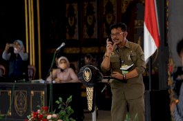 Lima Pesan Mengesankan Mentan untuk Peserta Bimtek Petani Milenial di Jombang