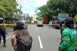 Bom yang Meledak di Depan Gereja Katedral Makassar High Explosive