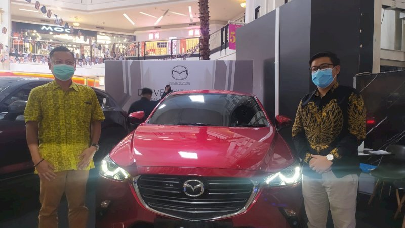 Peluncuran New Mazda CX-3 Sport 1.5 L berlangsung di Mal Ratu Indah (MaRI), Selasa (30/3/2021).