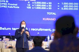 Pengelolaan Keuangan Partai, Fatmawati Rusdi Bekali Peserta Rakorwil NasDem Sulsel
