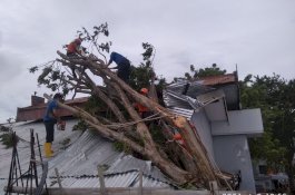 Belasan Rumah di Sinjai Rusak Akibat Angin Kencang, Plt Gubernur Sulsel Kirim Bantuan