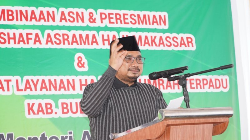 Menteri Agama Janji Bangun Wisma Marwah di Asrama Haji Sudiang