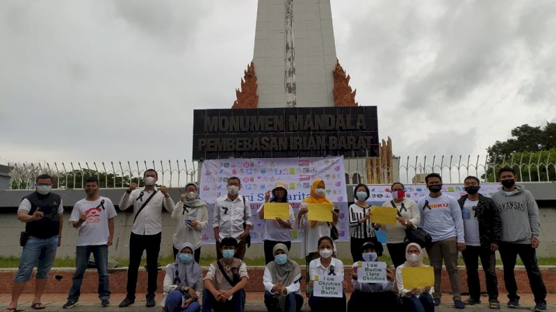 Ormas di Makassar Bacakan Pernyataan Sikap Mengutuk Keras Bom Bunuh Diri