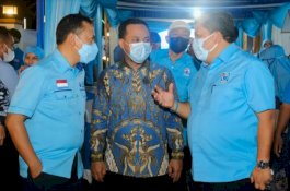 Fahri Hamzah dan Jajaran Partai Gelora Silaturahmi ke Plt Gubernur Sulsel