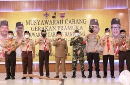 Buka Muscab Kwarcab Bantaeng, Ilham Azikin: Pramuka Harus Adaptif dengan Perkembangan Zaman