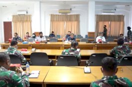 Danlantamal VI Pimpin Rakor Pembangunan Dermaga Sisi Luar Break Water