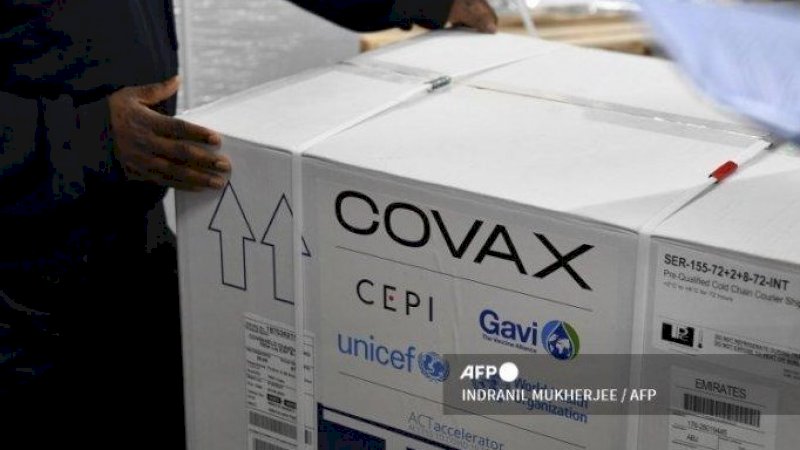 Vaksin covax (INDRANIL MUKHERJEE / AFP)