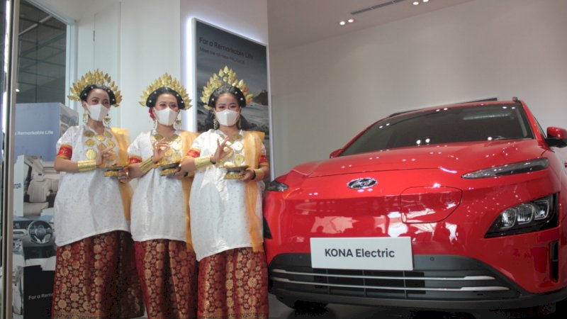 KONA EV merupakan salah satu mobil andalan Hyundai.