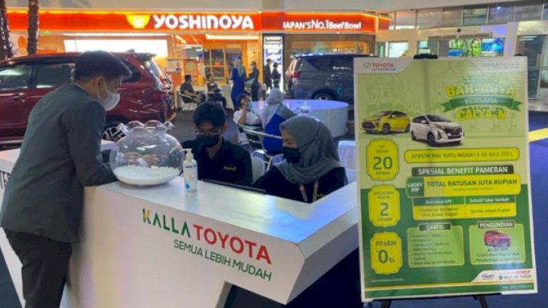 Public Display Kalla Toyota di MaRI Tawarkan Promo DP Rp20 Jutaan dan Angsuran Rp2 Jutaan
