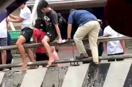 Gempa Magnitudo 6.7 Guncang Hotel Tempat Menginap Pemain PSM, Ini Foto Mereka saat Lari Keluar Hotel