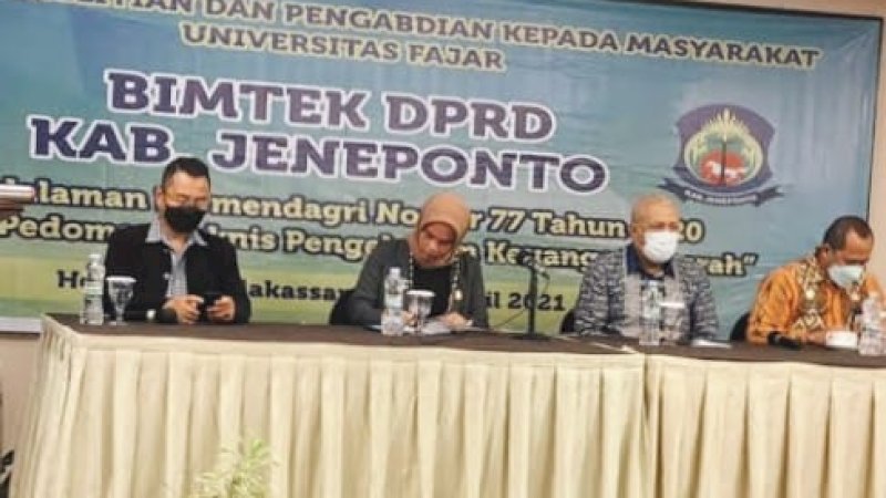 Bahas Permendagri, Anggota DPRD Jeneponto Ikut Bimtek di Makassar