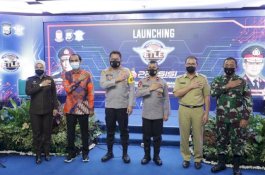 Ketua DPRD Makassar Hadiri Launching ETLE Kota Makassar