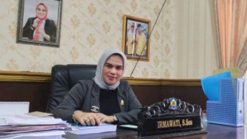 Wakil Ketua I DPRD Jeneponto, Irmawati Zainuddin.