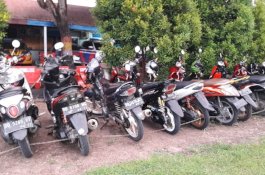 Pengendara Bandel, Satlantas Polres Jeneponto Amankan Puluhan Motor