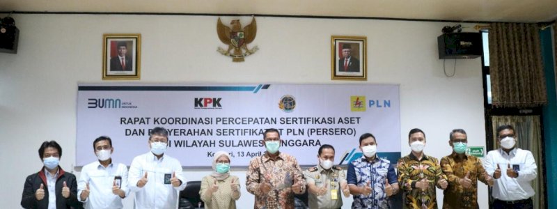 Sinergi KPK, PLN dan Kementerian ATR/BPN Berhasil Amankan 1.358 Persil Aset Tanah di Sultra