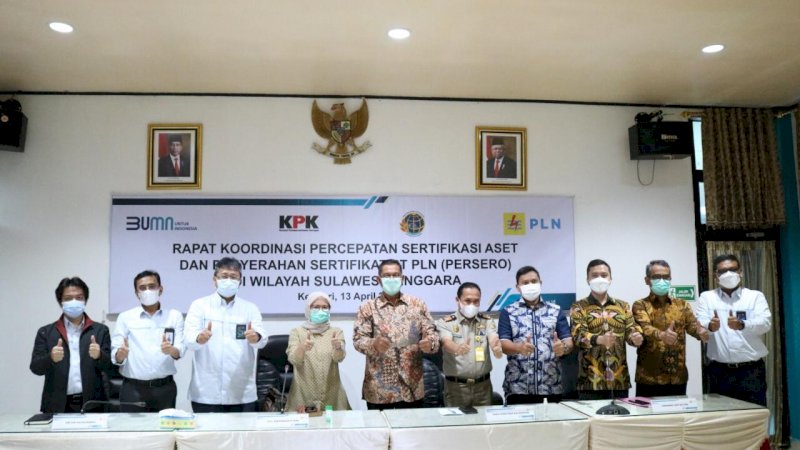 Sinergi KPK, PLN dan Kementerian ATR/BPN Berhasil Amankan 1.358 Persil Aset Tanah di Sultra