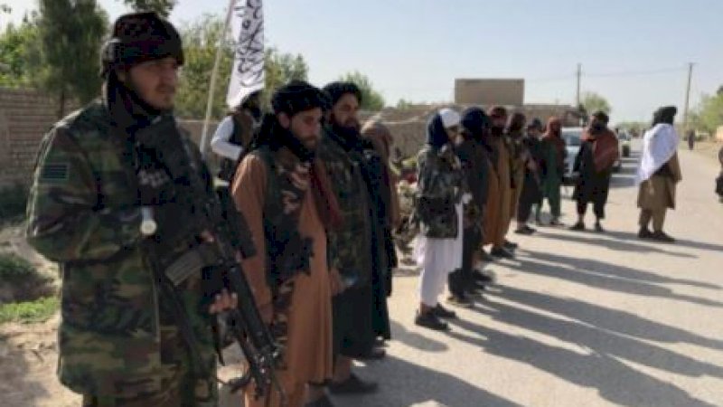 Pasukan Taliban. (Foto: BBC)