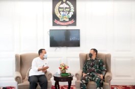Plt Gubernur Bertemu Pangdam, Perbatasan Mamminasata Akan Dijaga untuk Cegah Mudik