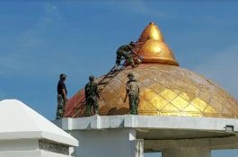 Pakai Dana Pribadi, Pangdam Syafei Kasno Benahi Makam Sultan Hasanuddin