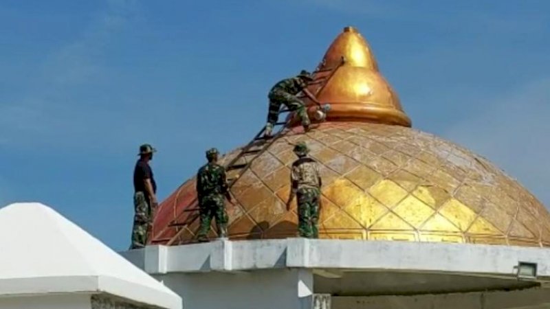 Pakai Dana Pribadi, Pangdam Syafei Kasno Benahi Makam Sultan Hasanuddin