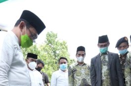 Ketua DPRD Gowa Hadiri Peletakan Batu Pertama Pembangunan Gedung Aswaja