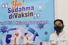 Giliran Legislator DPRD Gowa Disuntik Vaksin Covid-19