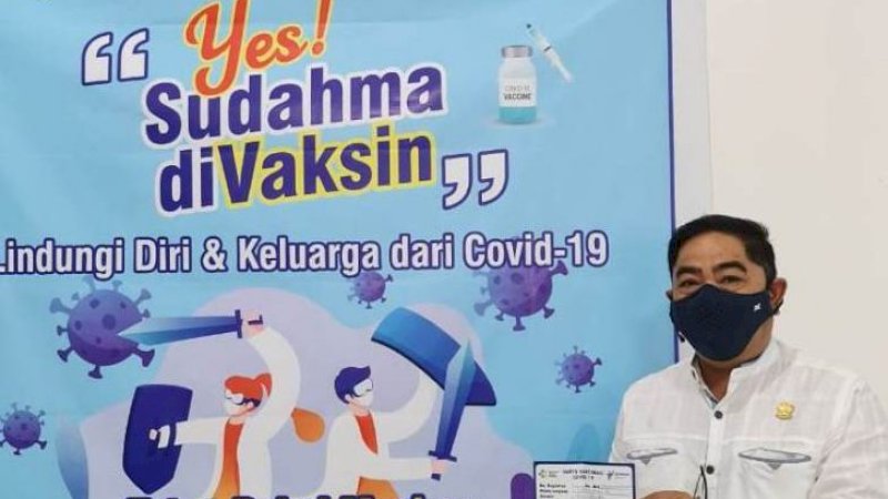 Giliran Legislator DPRD Gowa Disuntik Vaksin Covid-19 