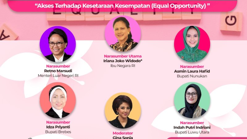 Indah Putri Indriani dan Iriana Joko Widodo Bakal Jadi Narasumber di KSF Universitas Terbuka