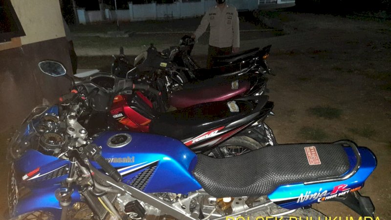 Balapan Liar di Desa Baruga Riattang Bulukumba, Polisi Amankan Motor Ninja