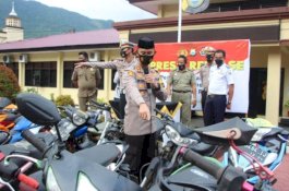 Razia Balap Liar Ramadan, Polres Enrekang Amankan 18 Motor