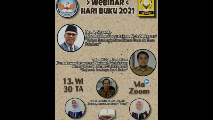 Tumbuhkan Minat Baca Siswa, OSIS SMP 6 Makassar Menggelar