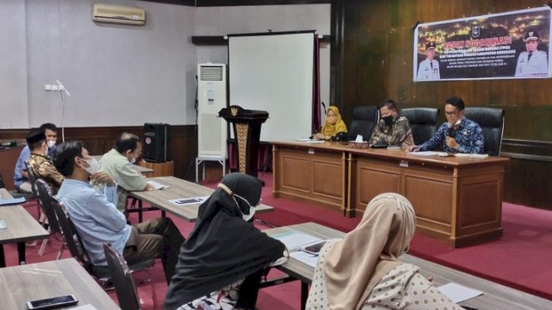 Sekda Enrekang Pimpin Rakor TPID dan Satgas Pangan, Stabilkan Harga Selama Ramadan