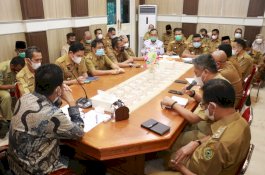 Rakor Pemkab Barru Bahas Pencegahan Covid-19 dan Refocusing Anggaran