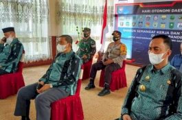 Pemda dan Forkopimda Peringati Ke-XXV Hari Otda Secara Virtual