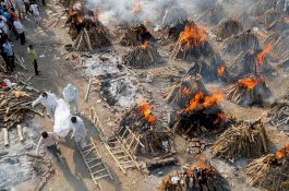 Tim Medis di India Kewalahan, Kematian Akibat Covid-19 Capai 3.980 Jiwa dalam 24 Jam