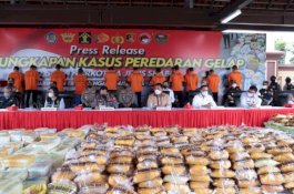 Dikendalikan dari Lapas, Polri Gagalkan Peredaran Sabu-Sabu Senilai Rp1,2 Triliun Jaringan Timur Tengah-Malaysia