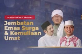 Minggu Pagi, Tiga Mubalig Berpengaruh Satu Panggung Bahas Jembatan Emas Surga dan Kemuliaan Umat