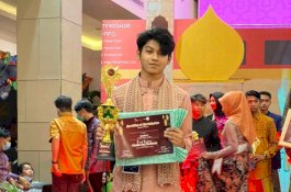 Dave, Siswa SMKN 2 Makassar Raih Juara 1 Trend Busana Muslim Sulsel 2021