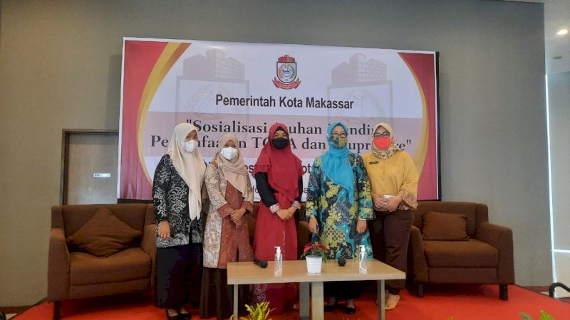 Plt, Kadis Kesehatan Makassar, dr Andi Iriani, saat menggelar pertemuan dengan Kepala Puskesmas se-Kota Makassar beberapa waktu lalu. 