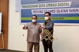Upi Asmaradhana Jadi Duta Literasi Digital Sulsel