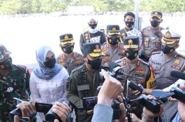 Apel Pasukan, Polda Sulsel Tekan Penyebaran Covid-19 Jelang Idulfitri