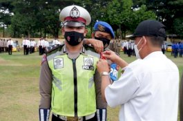 Bupati Wajo Pimpin Apel Gelar Pasukan Operasi Ketupat 2021